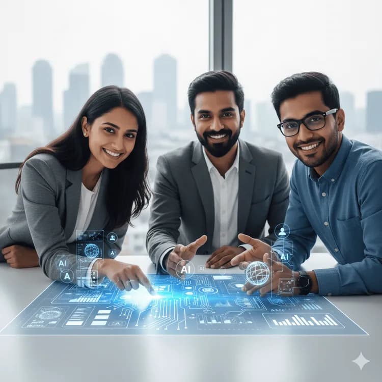 AI Growth Hub - collaborative innovation workspace