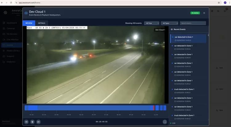 AwareCam: Vidéosurveillance dans le cloud propulsée par l'AI - Image 4
