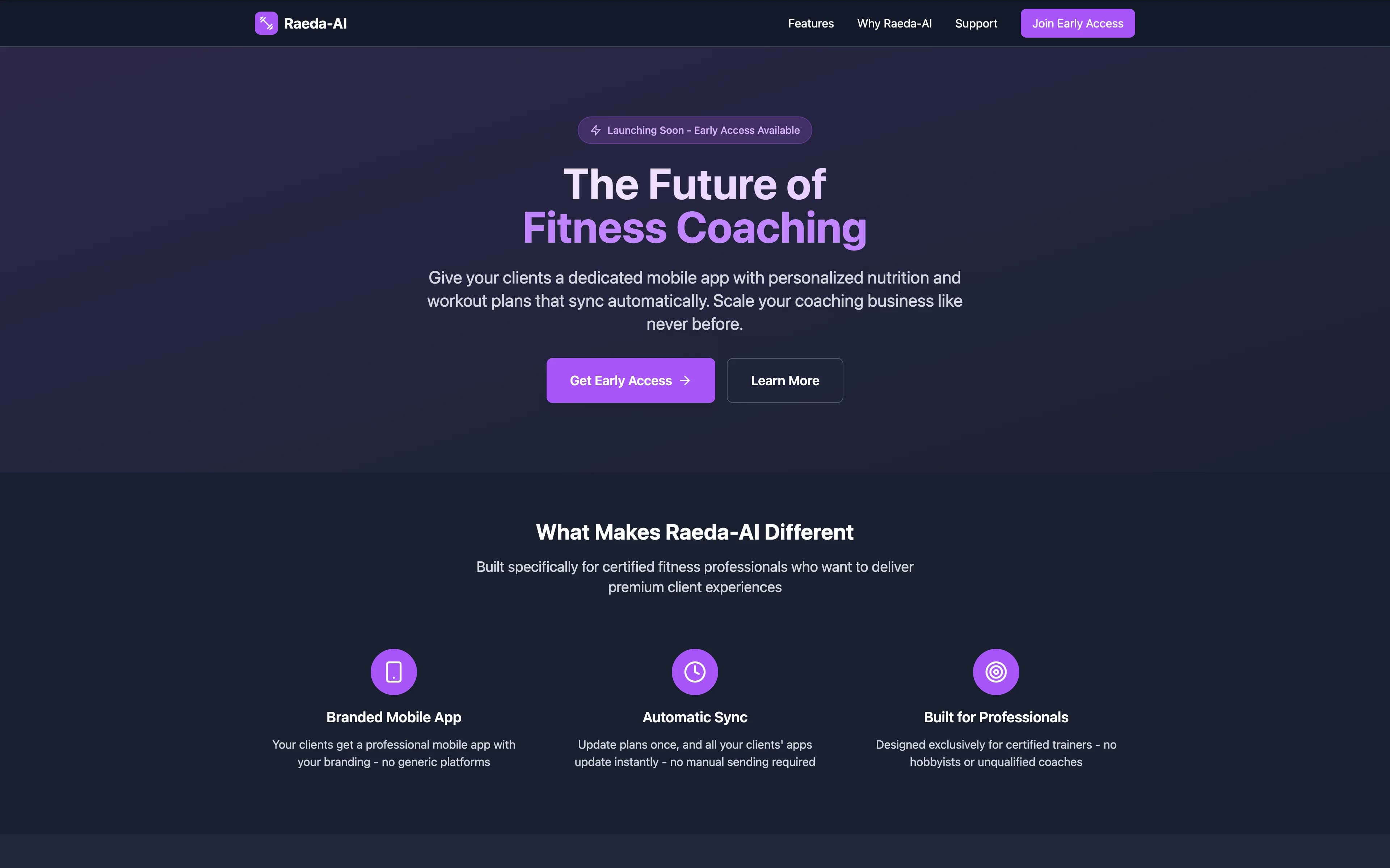 Raeda AI: Comprehensive Fitness & Nutrition Platform