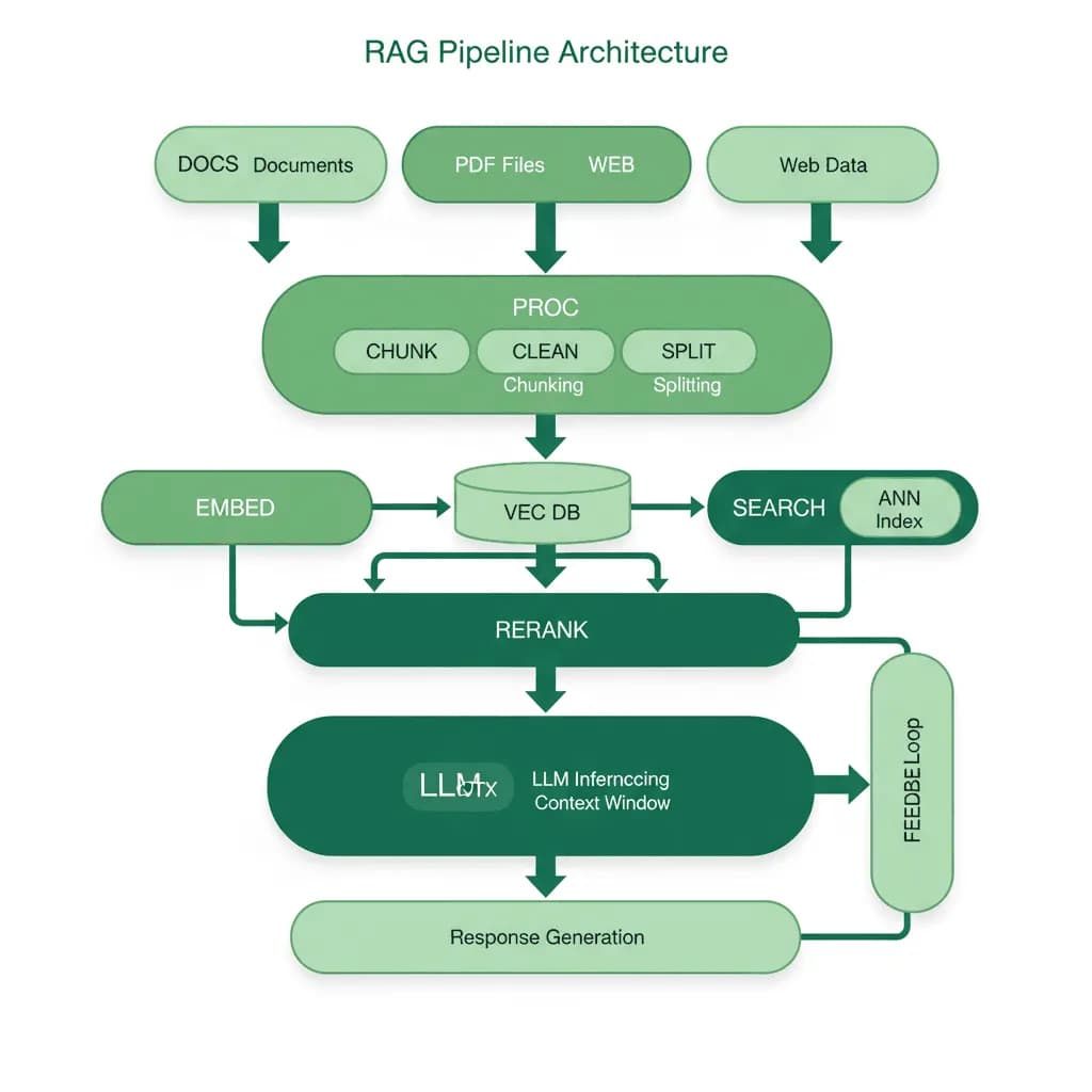 RAG-Pipeline-Architektur - System Architecture Diagram