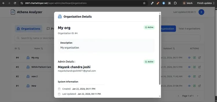 ChartWhisper: Healthcare Analytics Platform - Image 2