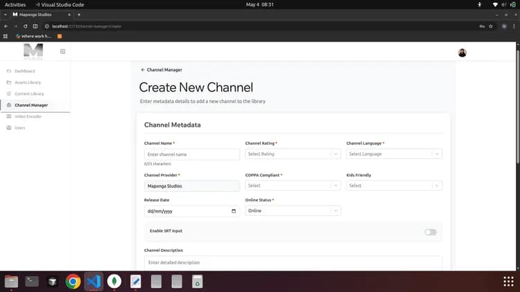 MapongaStudio: إدارة محتوى الوسائط وقناة FAST - Image 5