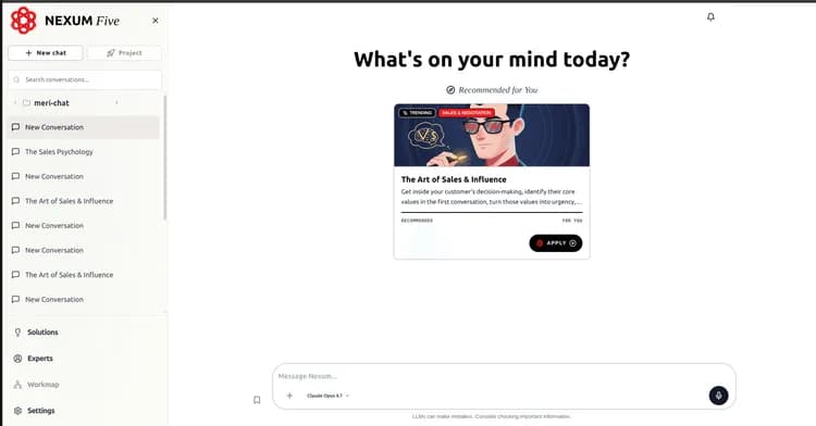 NexumFive: Virksomheds Multi-Model AI Chatplatform - Image 6