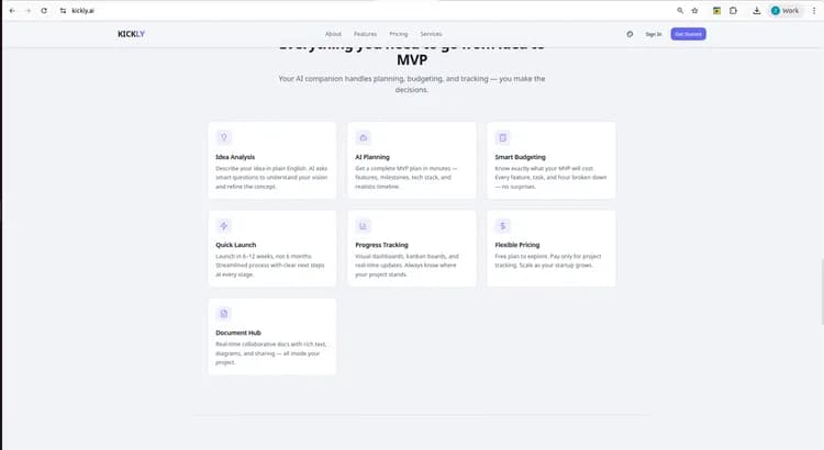 Kickly: AI-drevet MVP-planlægning og -udførelse - Image 8