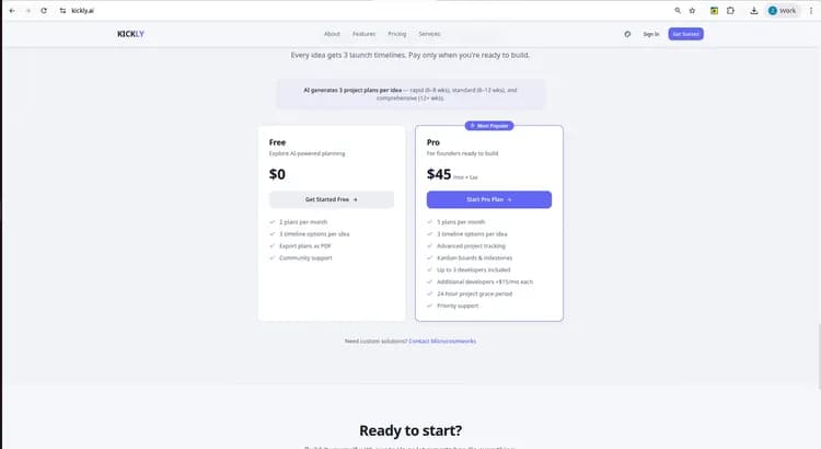 Kickly: AI-drevet MVP-planlægning og -udførelse - Image 9
