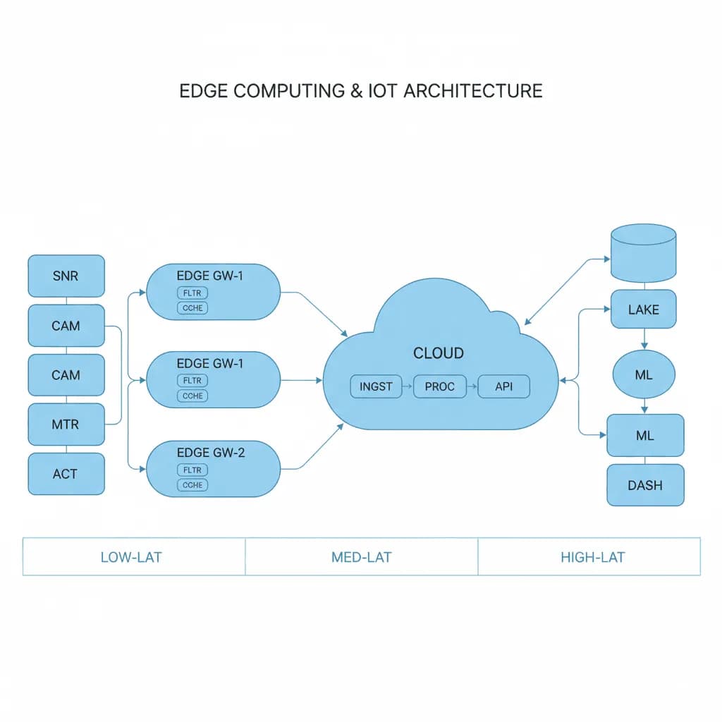 Edge Computing & IoT Architecture - System Architecture Diagram