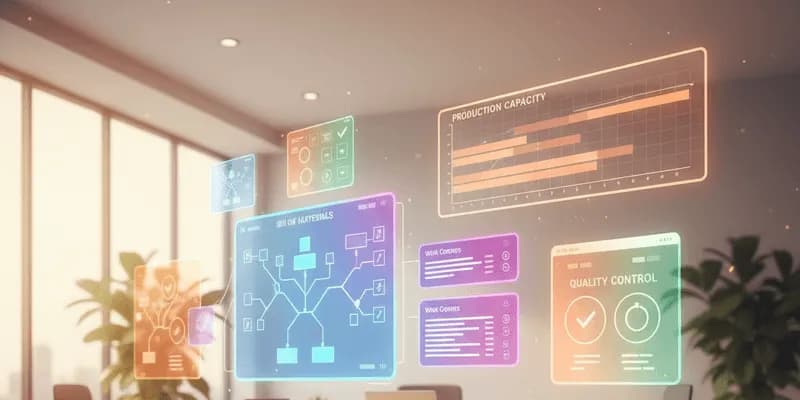 Odoo Виробництво та MRP